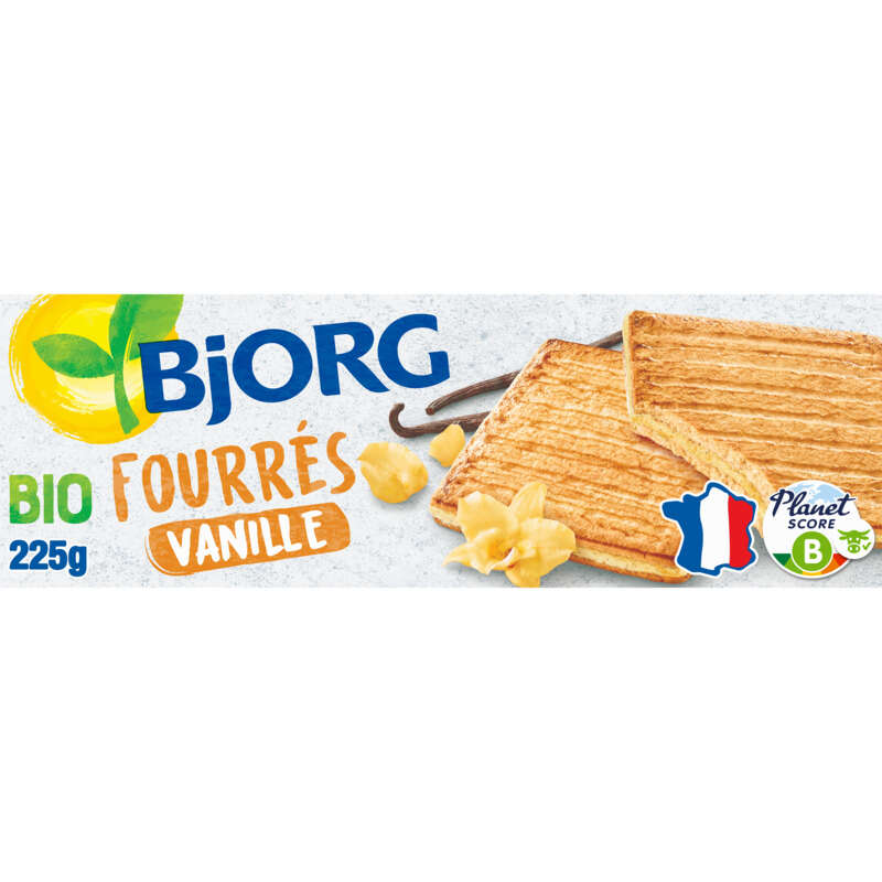 Bjorg Fourrés vanille bio 225g