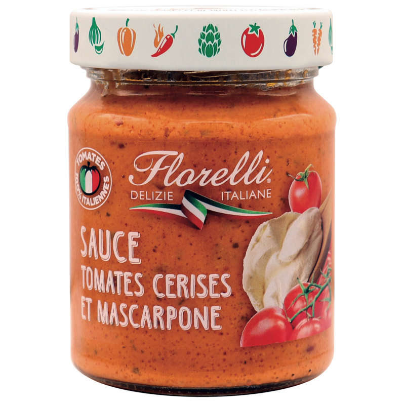 Florelli Sauce Aux Tomates Cerises Et Mascarpone. 250g