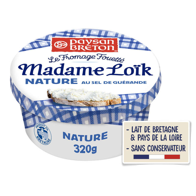 Paysan Breton Mme Loïk Fromage Fouetté Au Sel 320g