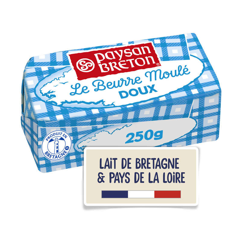 Paysan Breton Beurre Moulé Doux 250g