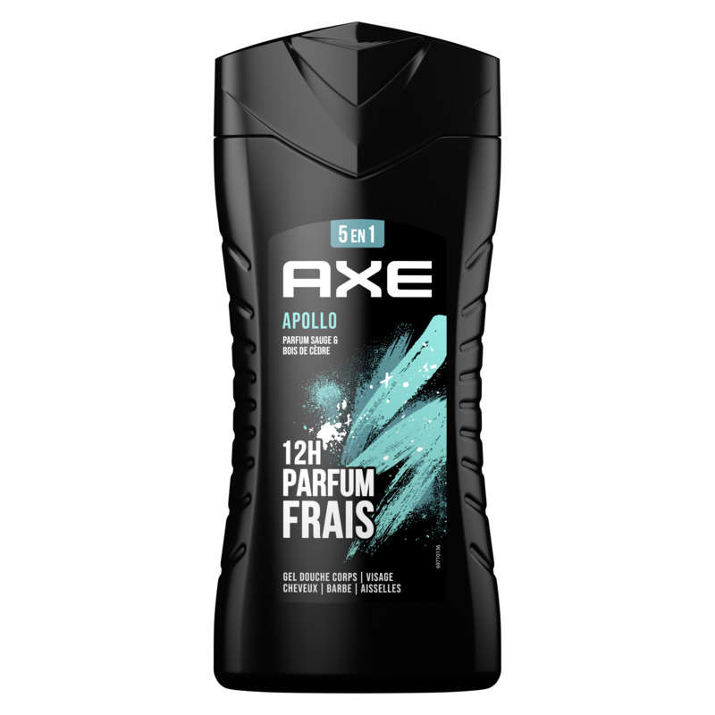 Axe Gel Douche Homme 5 en 1 Apollo Parfum Sauge & Bois de Cèdre 250ml