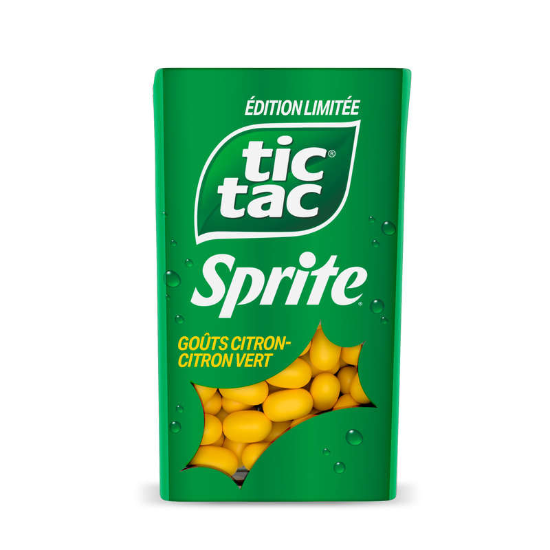 Tic Tac édition limitée spirite goût citron & citron vert- 54g