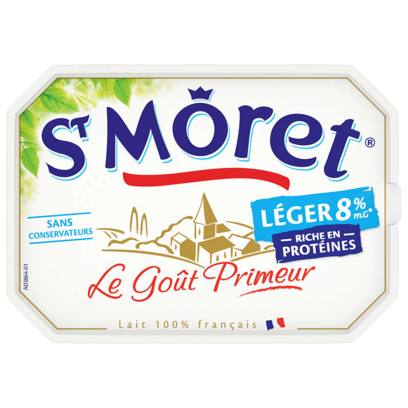 St Môret Le Goût Primeur Léger 8% M.G.. Barquette 150g