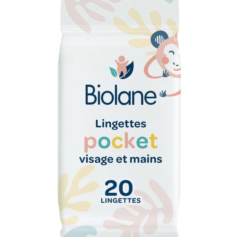 Biolane Lingettes Visage Et Main x20