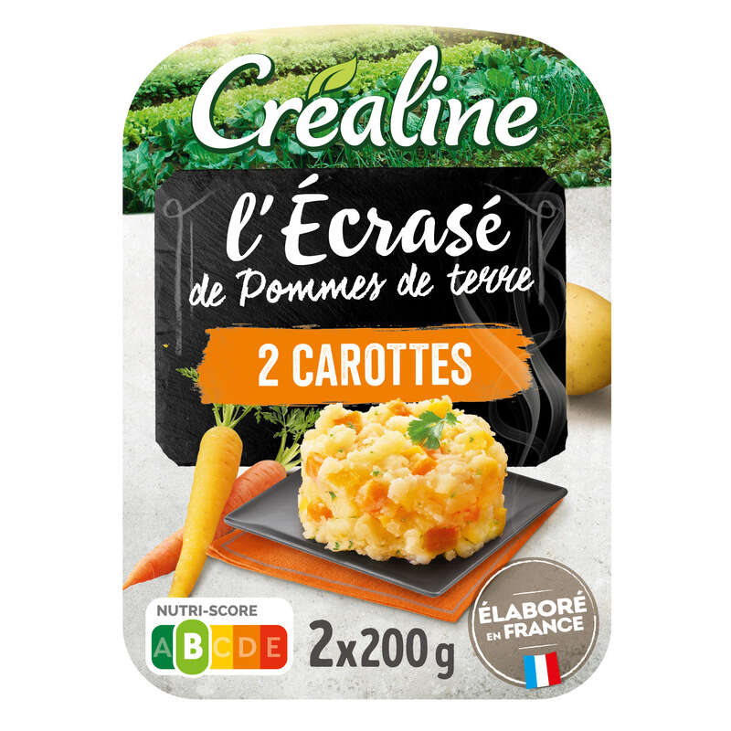 Florette Écrasé de pommes de terre et carottes 2x200g