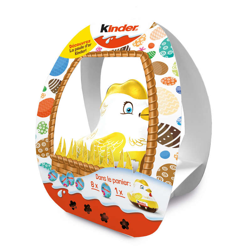 Kinder poule d'or 138g + 8x mini œufs lait 40g