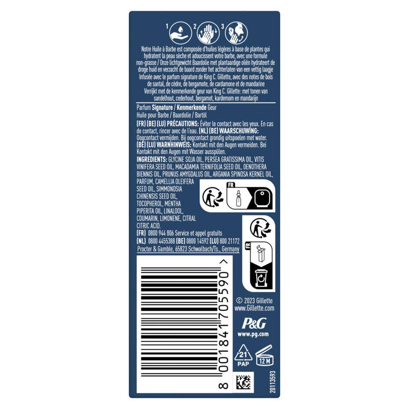 Kcg Huile A Barbe 30ml