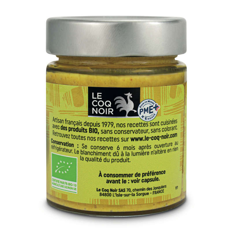 Le Coq Noir Citron Confit Au Gingembre Lcn Bio 130g