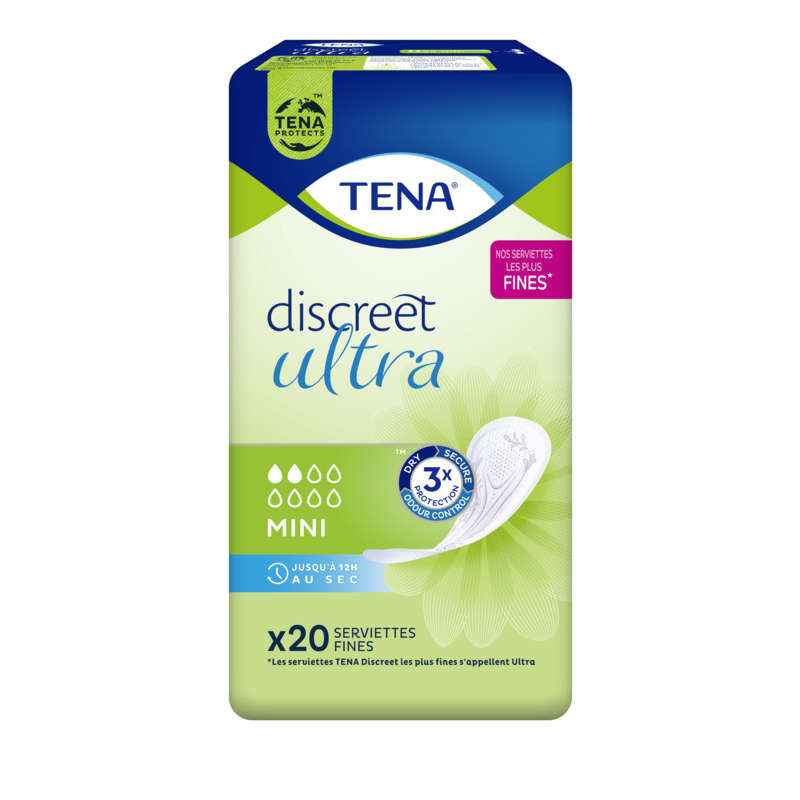 Tena Serviettes Discreet Mini x20