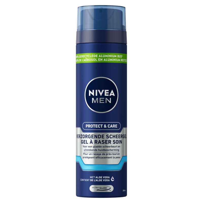 Nivea Men Protect & Care Gel à Raser Soin Aleo Vera 200ml