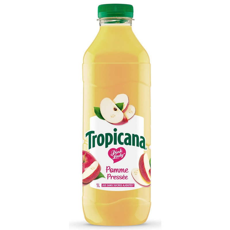 Tropicana Jus de Pomme Pink Lady la Bouteille de 1L