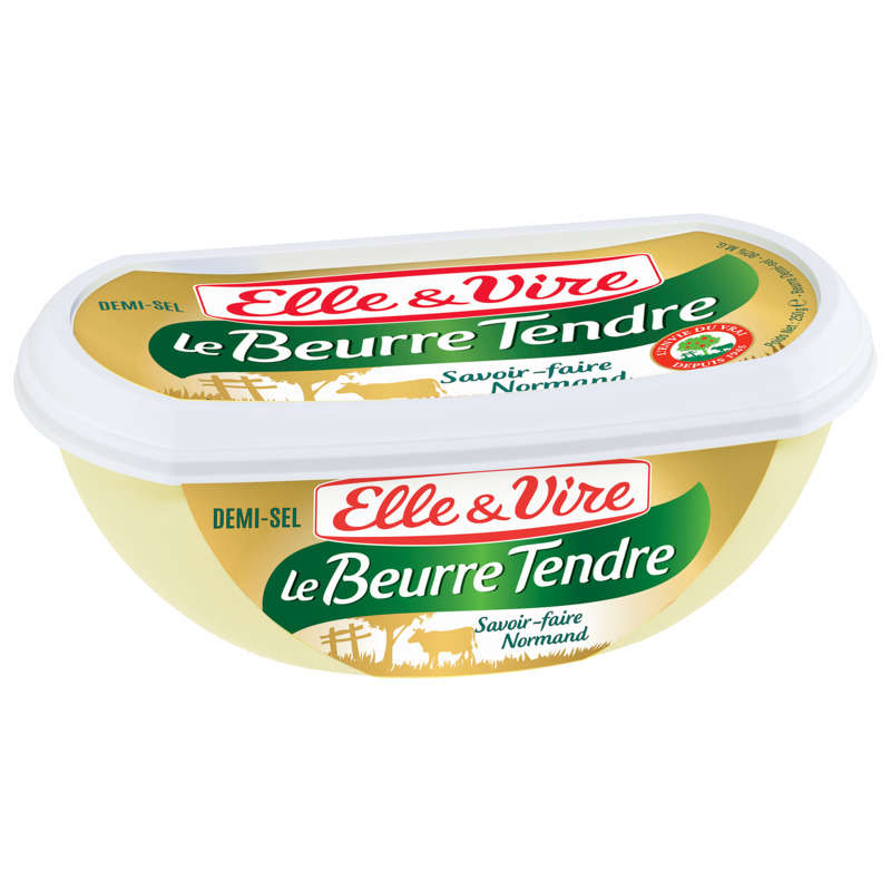 Elle & vire Le Beurre Tendre Demi-sel 250g