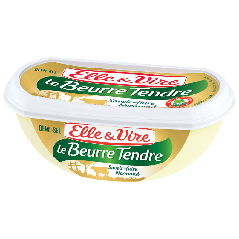 Elle & vire Le Beurre Tendre Demi-sel 250g