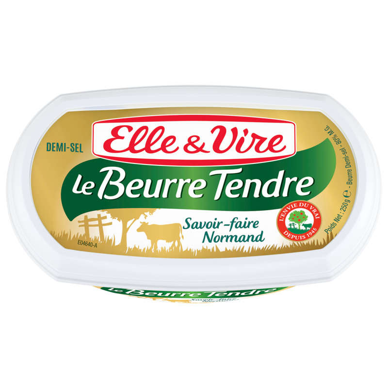 Elle & vire Le Beurre Tendre Demi-sel 250g