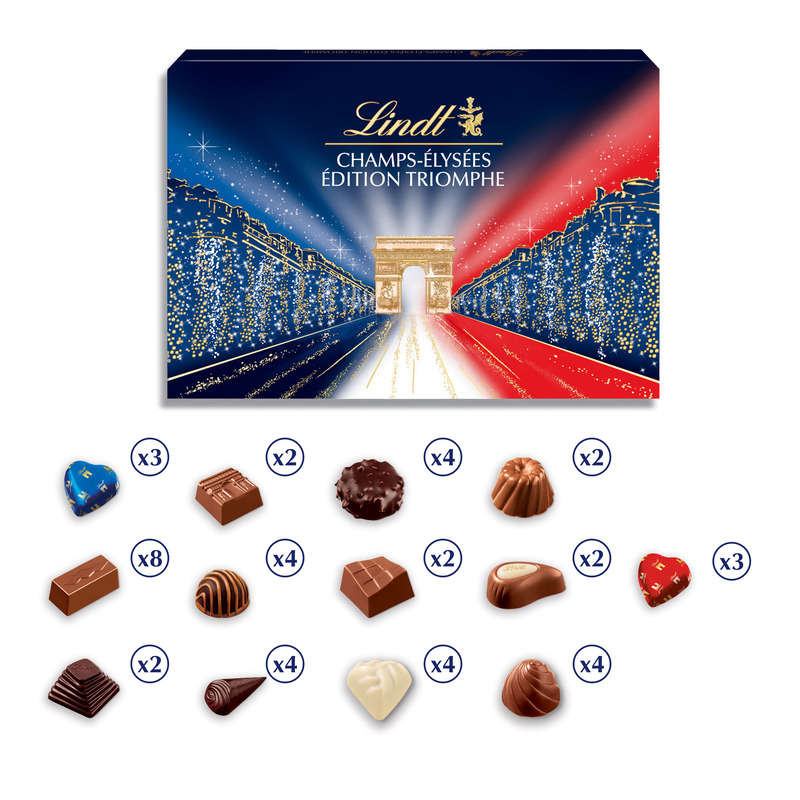 Lindt Champs Élysées Édition Triomphe 460g