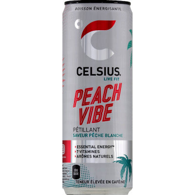 Celsius Peach Vibe Sleek 35,5cl