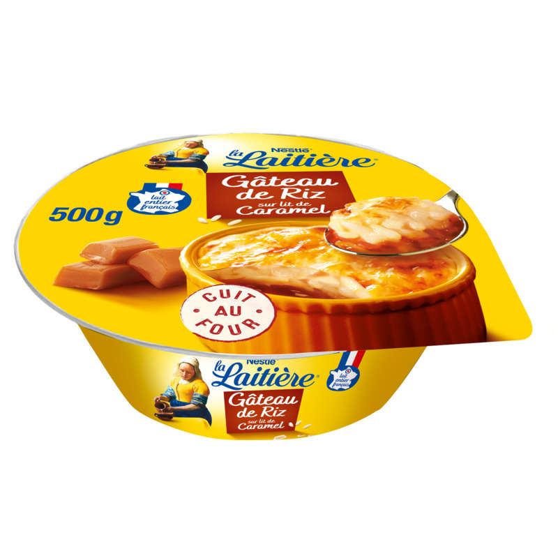 La Laitière Gâteau De Riz Caramel 1x500g