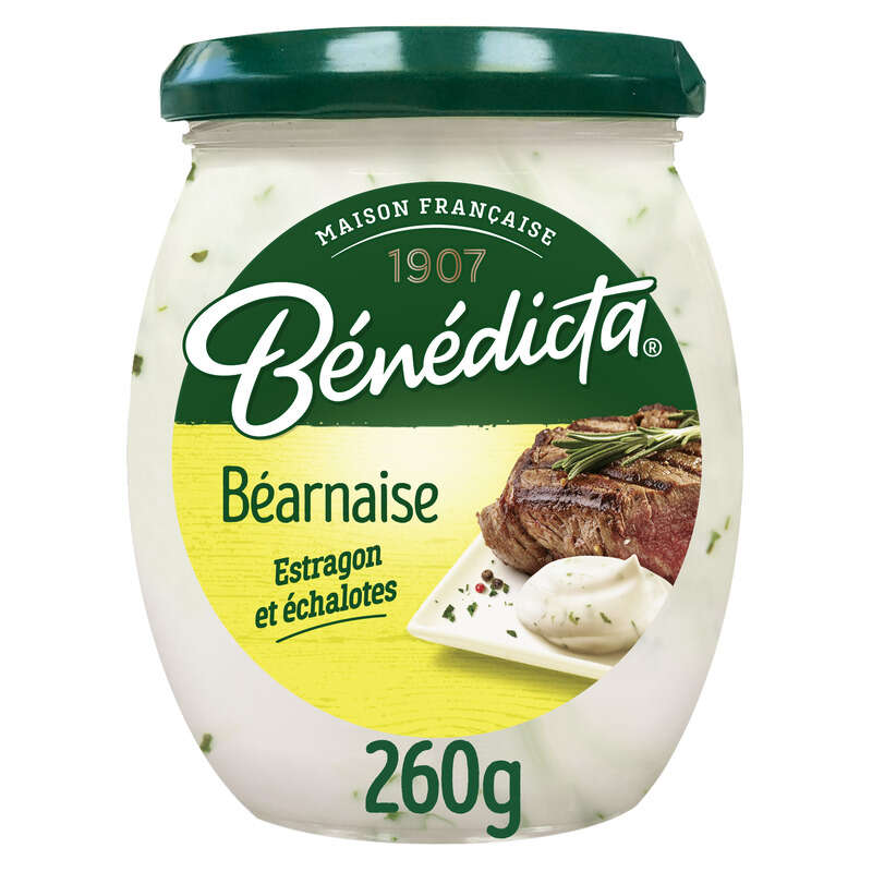 Bénédicta Sauce béarnaise à l'estragon et aux échalotes 260g