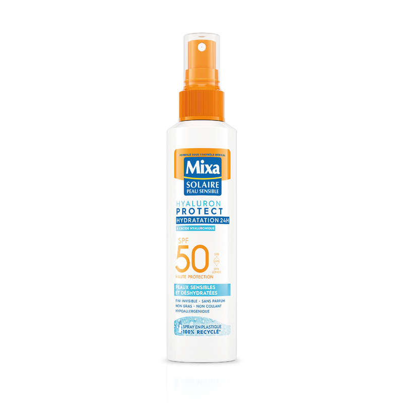 Mixa Solaire Peau sensible hyaluron protect spf50 150ml