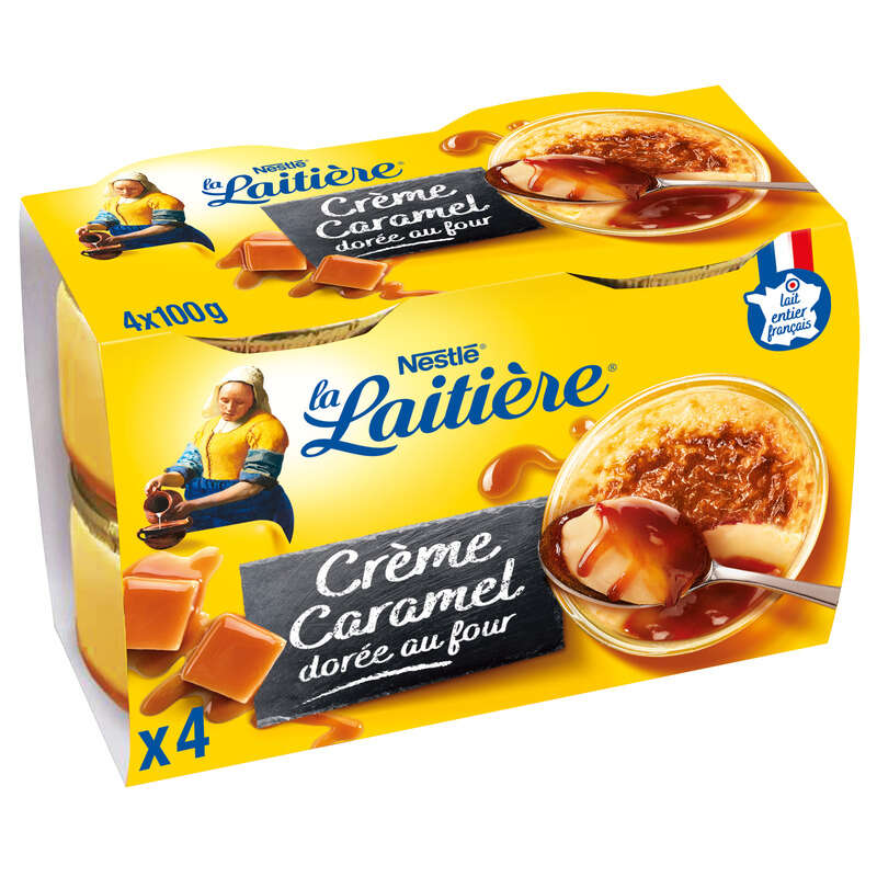 La Laitière Crèmes caramel 4x100g