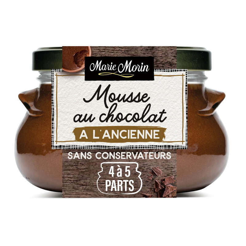 Marie Morin Mousse Au Chocolat À L'ancienne 400g