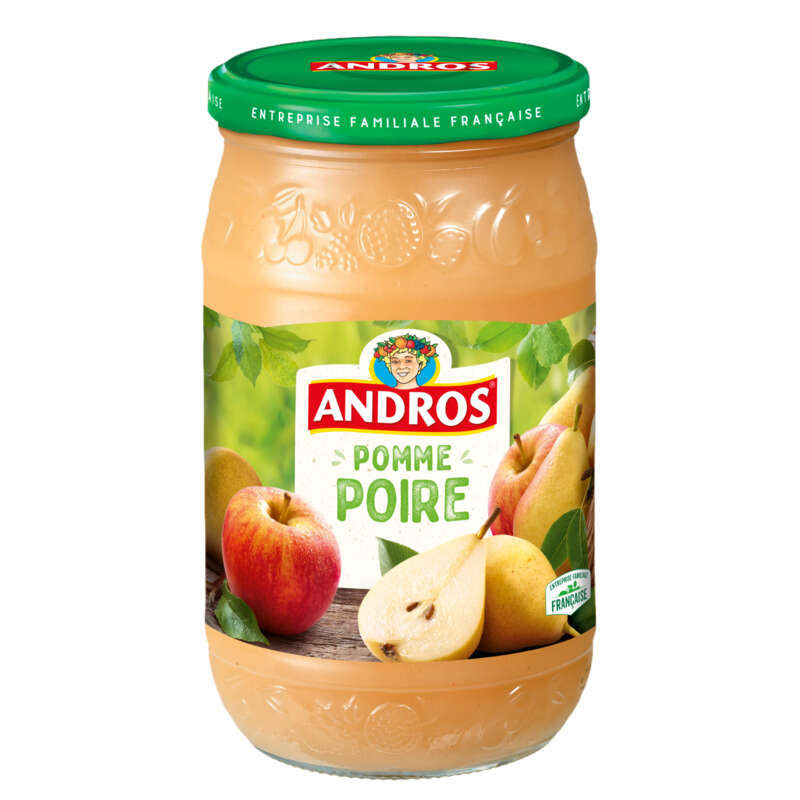 Andros Dessert De Pommes Et Poires Le Pot De 750g