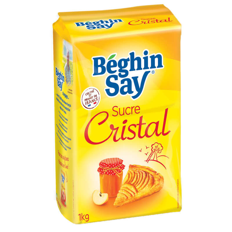 Beghin Say Sucre Cristal En Poudre 1kg