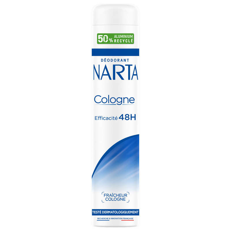 Narta Déodorant Femme Cologne efficacité 48h 170ml