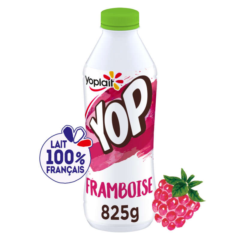 Yoplait Yop Yaourt à Boire Parfum Framboise Bouteille 825g