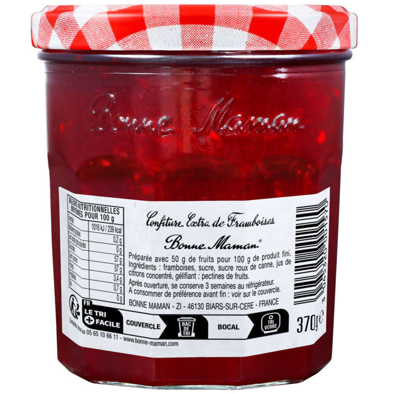 Bonne Maman Confiture de Framboises 370g