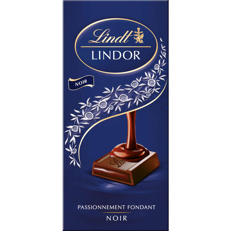 Lindt Lindor Tablette Chocolat Noir 150g