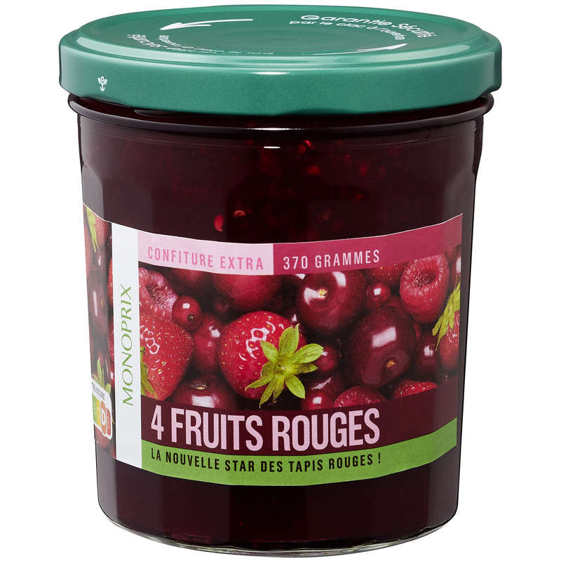 Monoprix Confiture fruits rouges 370g