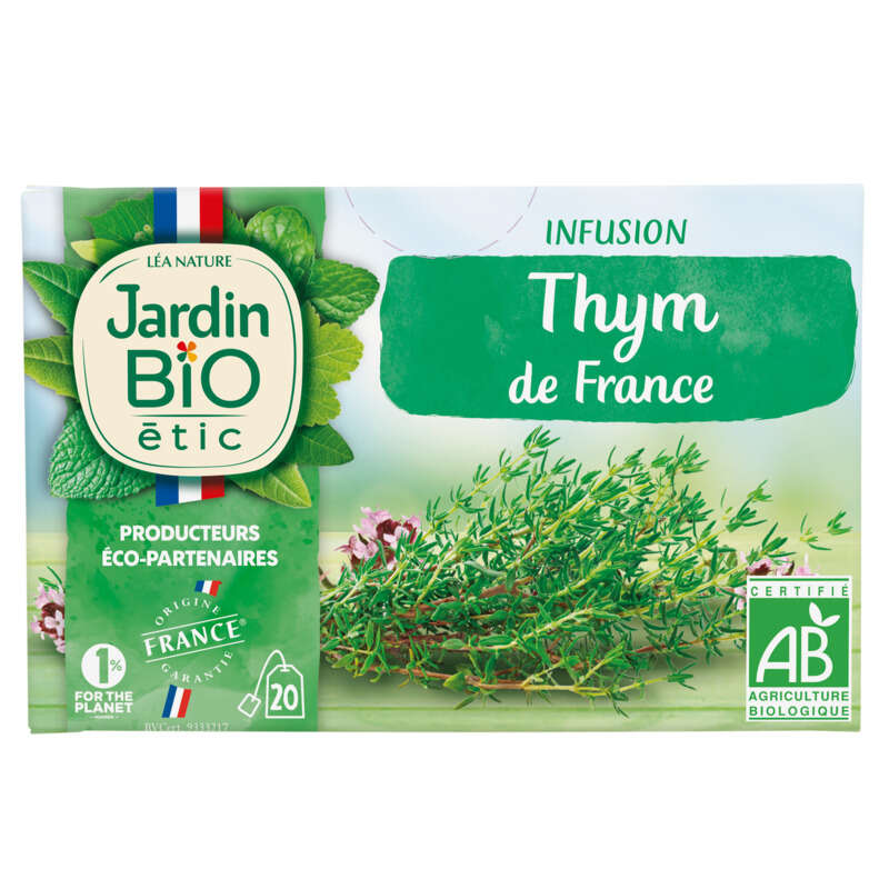 Jardin Bio Infusion Thym x20 Sachets