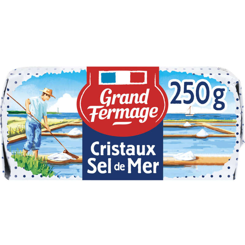 Grand Fermage Beurre Cristaux Sel De Mer 250g