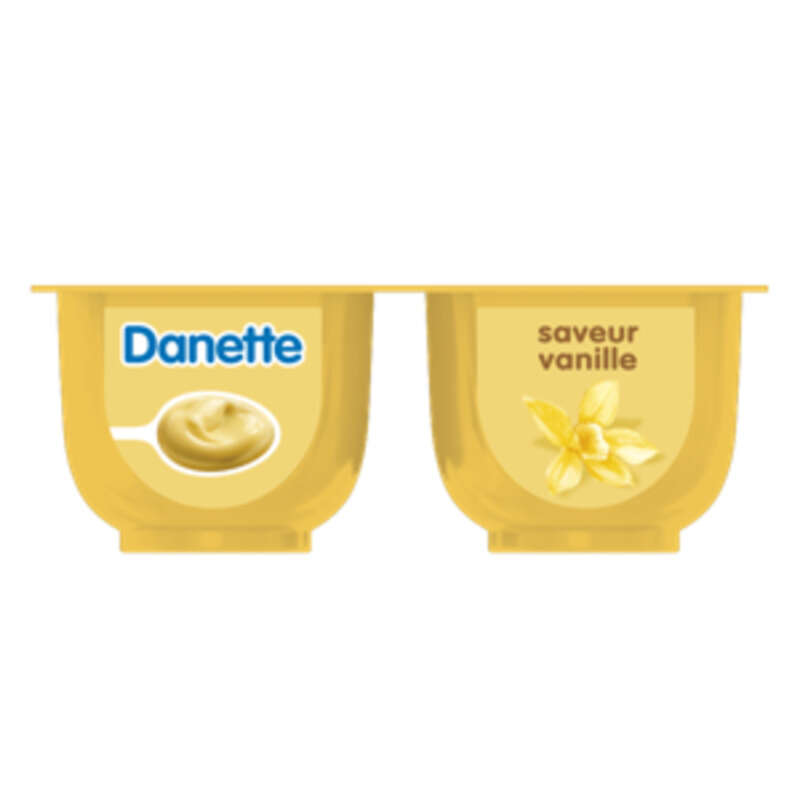 Danette Crème Dessert Vanille Le Pack De 4x125g