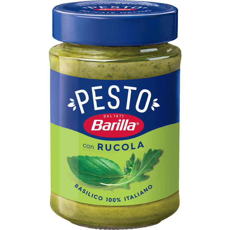 Barilla Sauce pesto basilic et roquette 190g