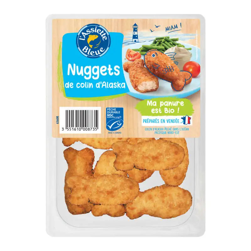 L'Assiette Bleu Nuggets De Colin D'Alaska Msc 185g