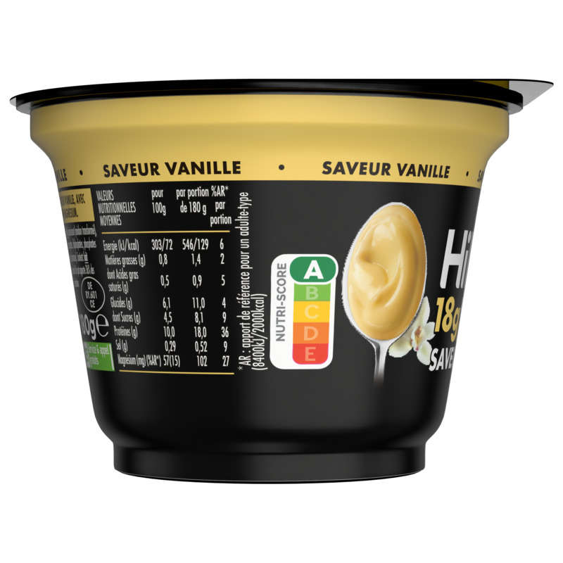Danone Hipro Crème Dessert 18g Protéines Vanille 180g