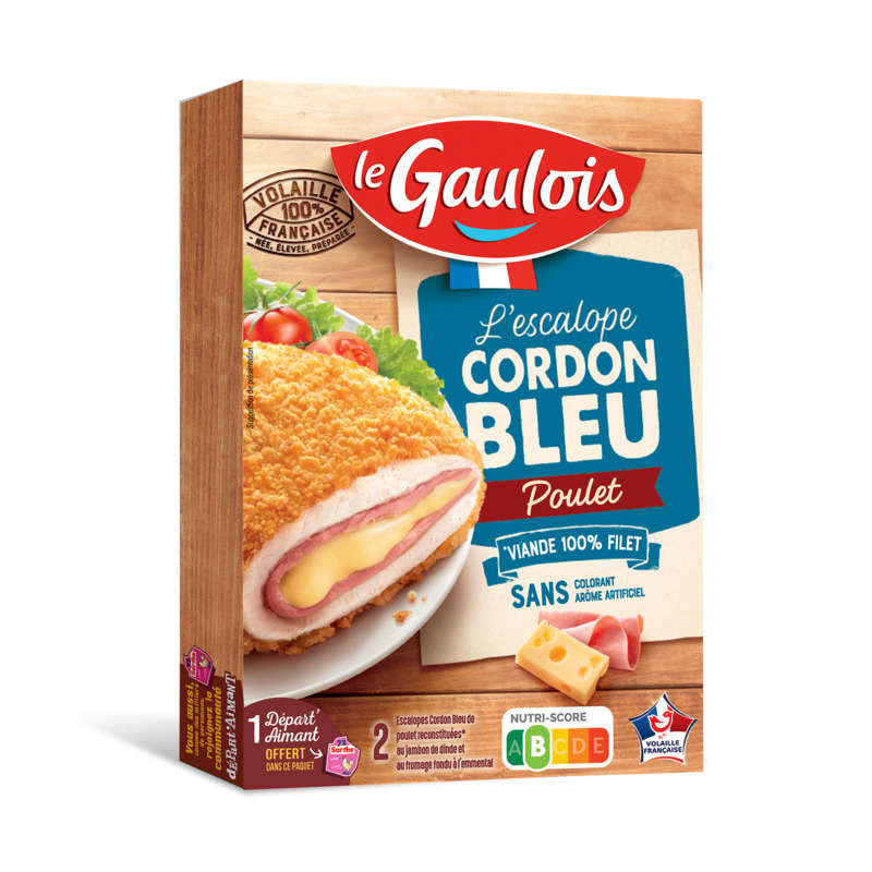 Le Gaulois Cordons Bleus Poulet X2 200g