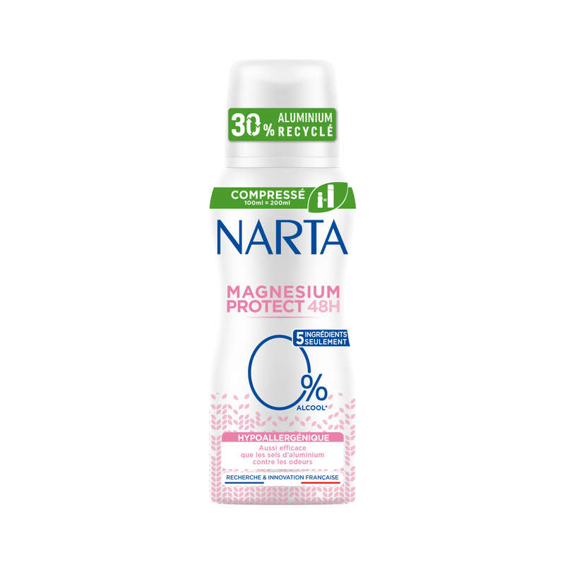 Narta Déodorant Magnésium Protect 0% 100ml