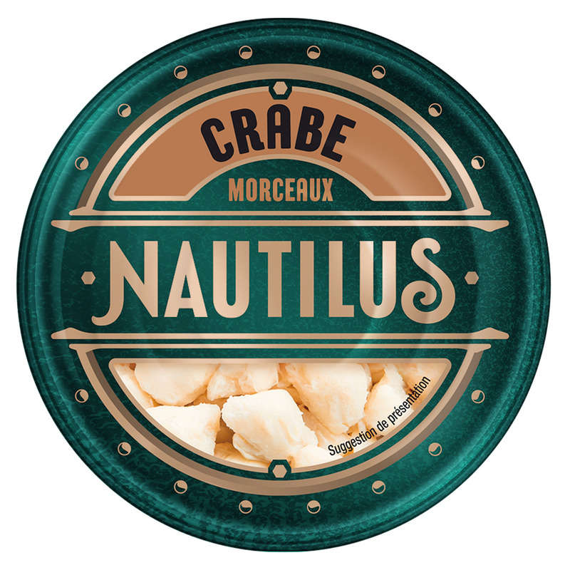 Nautilus Crabe 100% Morceaux 105g