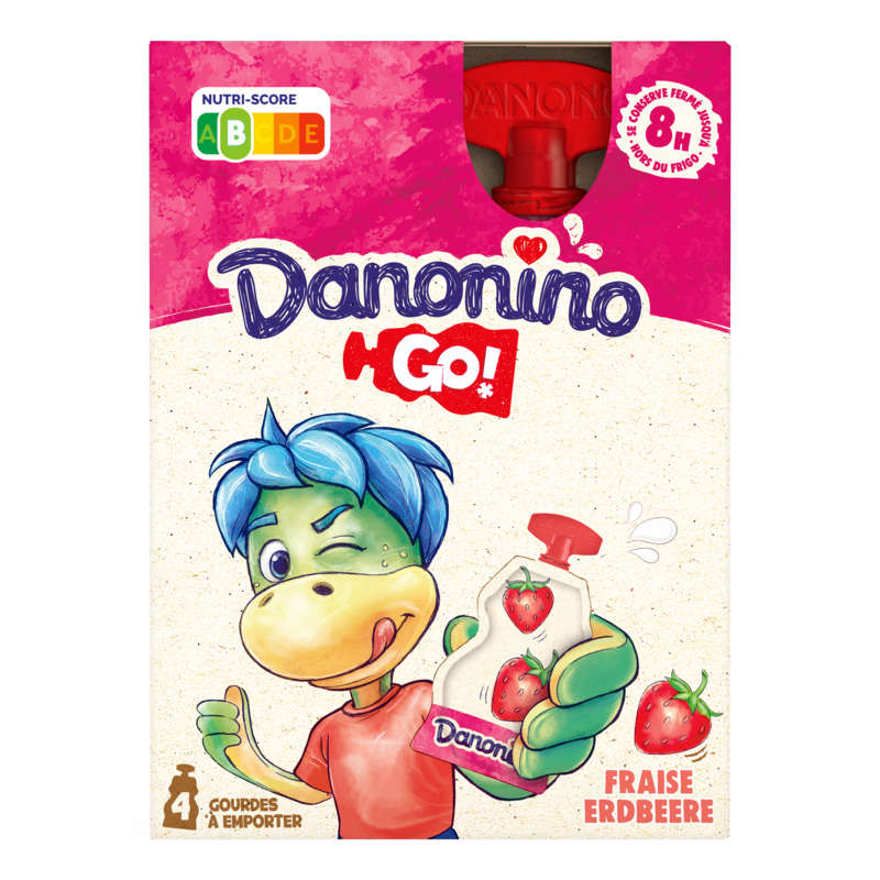 Danonino Yaourt à la Fraise / Banane 4x70g