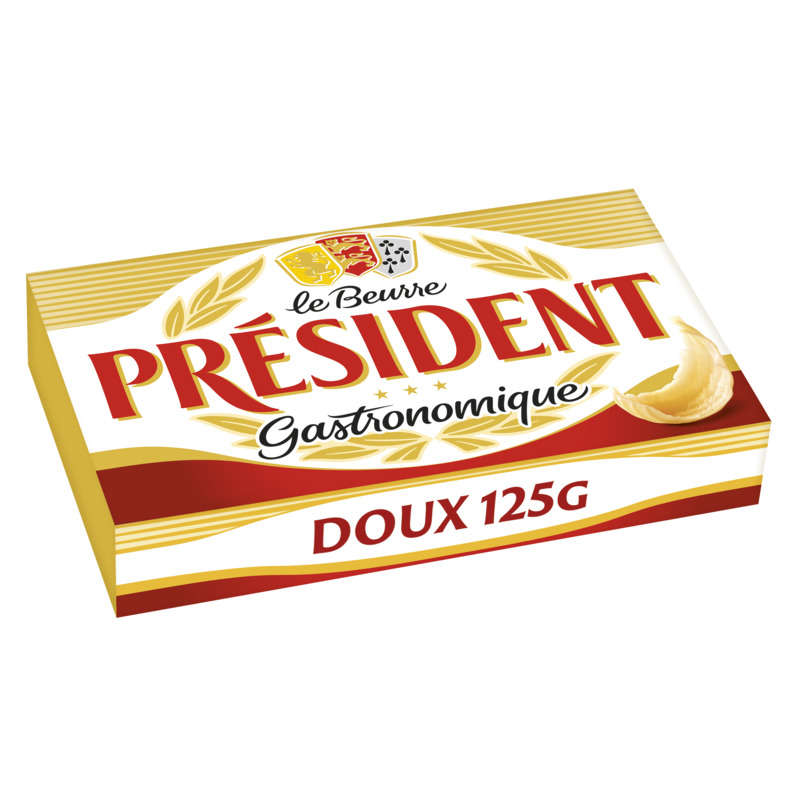 Président Beurre Gastronomique Plaquette 125g