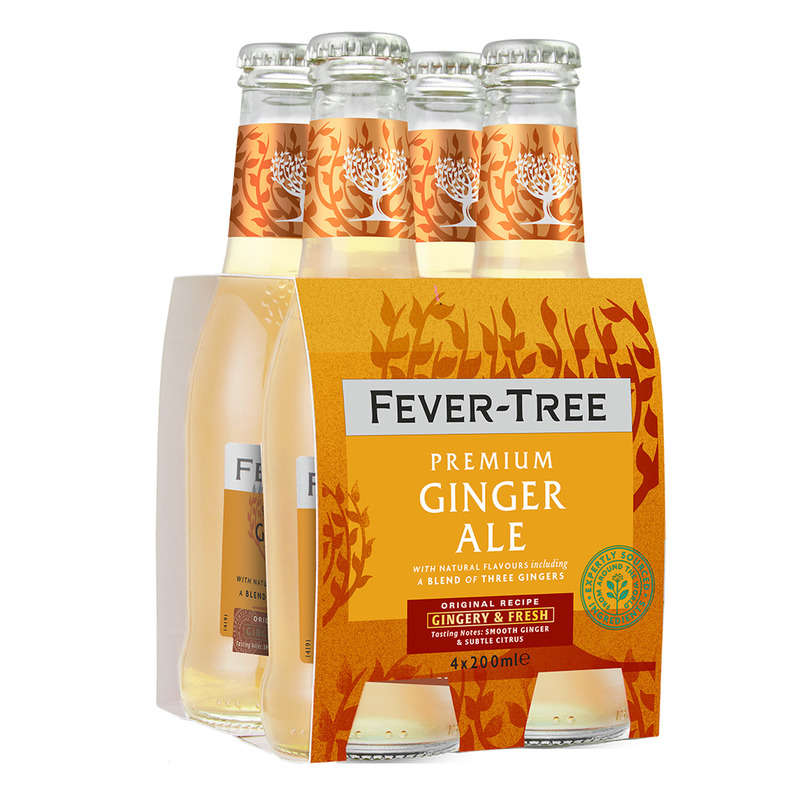 Fever Tree Ginger Ale Le Pack De 4x20cl