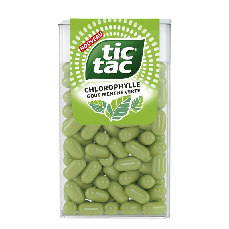 Tic Tac Chlorophylle Goût Menthe Verte x110