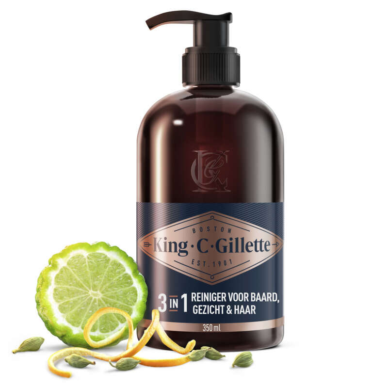 Kcg Nettoyant Pour Barbe Et Visage 350ml