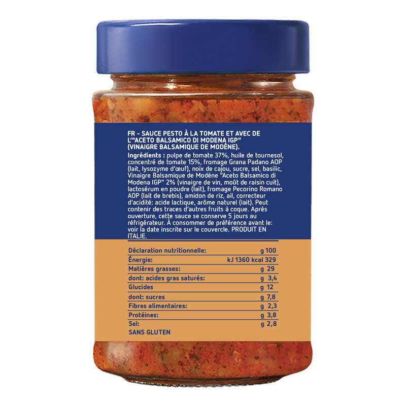 Barilla Sauce pesto rosso 200g