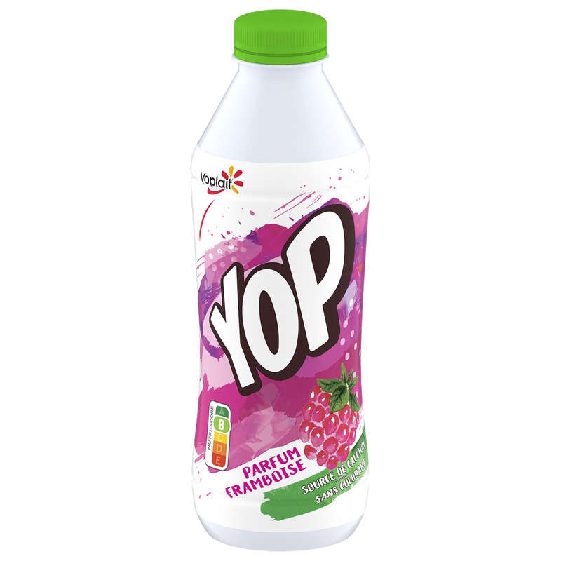 Yoplait Yop Yaourt à Boire Parfum Framboise Bouteille 825g