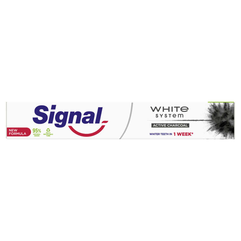 Signal Dentifrice Système Blancheur Charbon 75ml