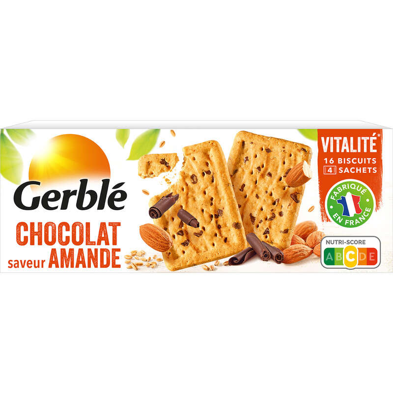 Gerblé Biscuit chocolat amande 200g